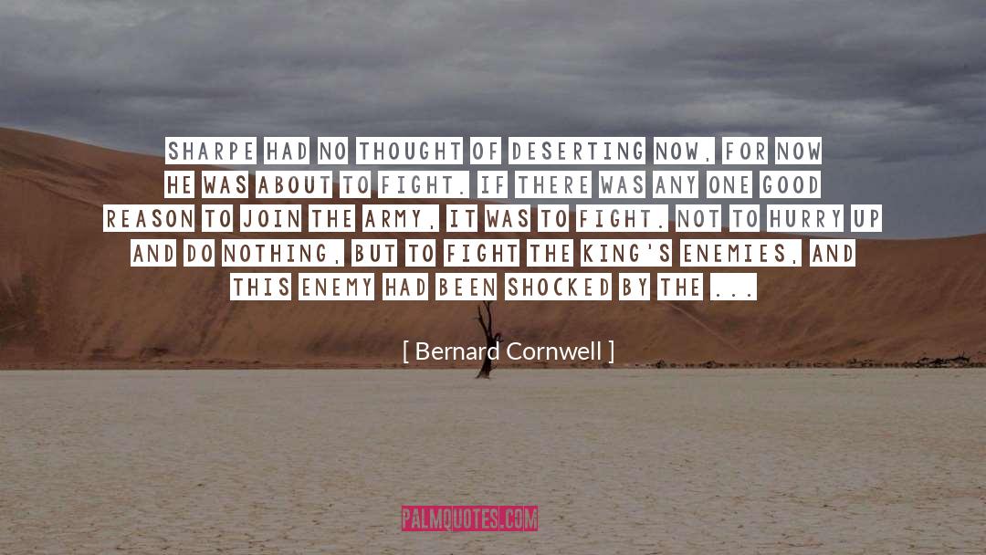 Desperation quotes by Bernard Cornwell