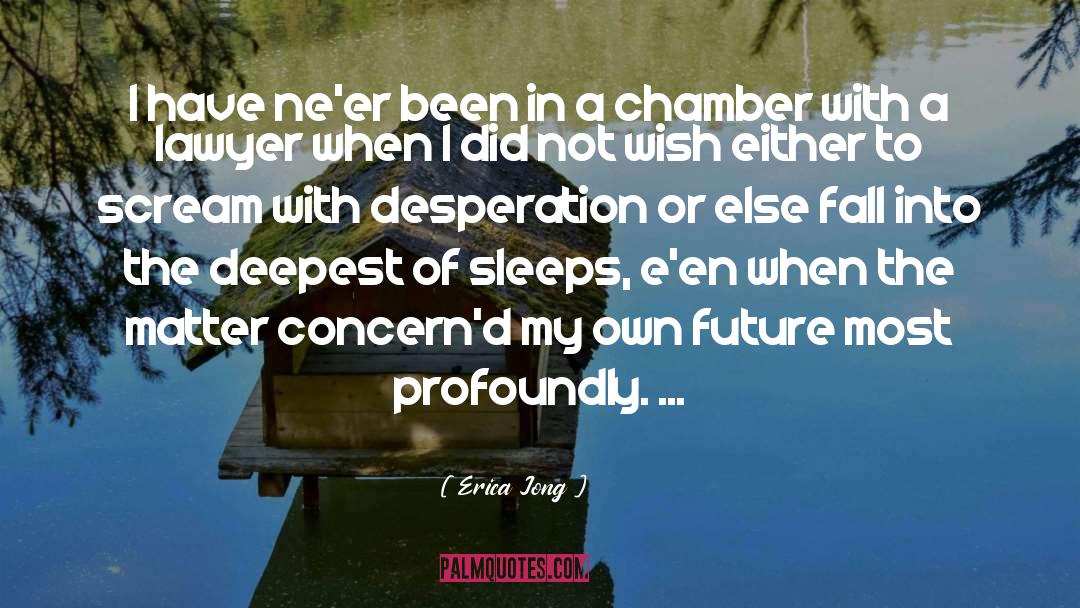 Desperation quotes by Erica Jong