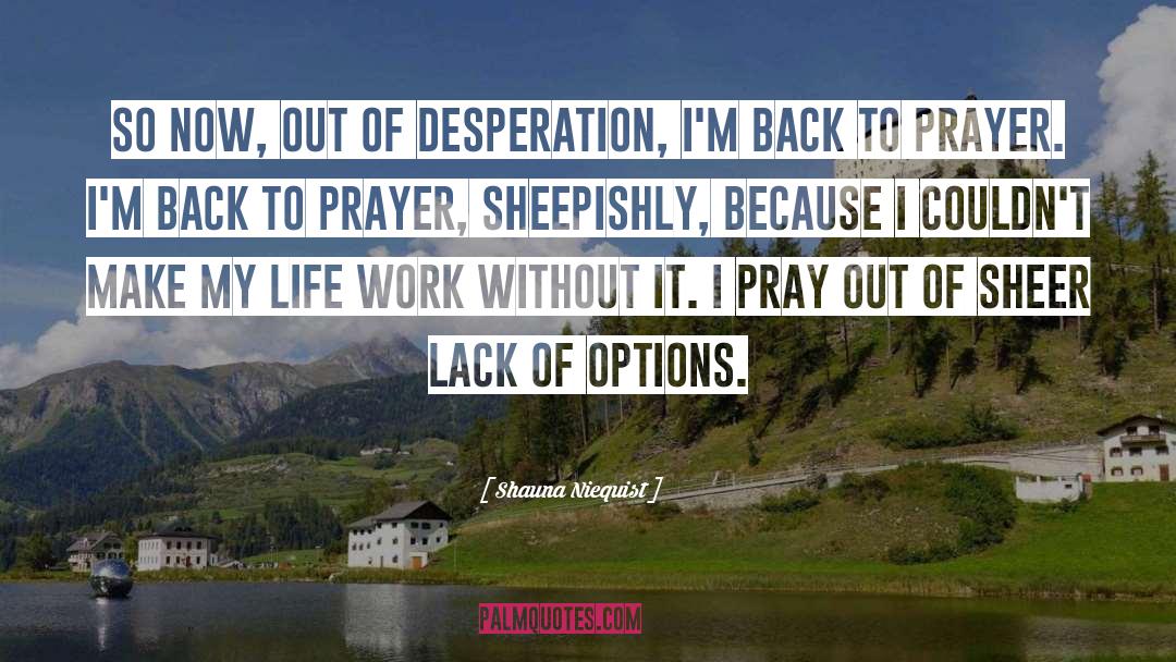 Desperation quotes by Shauna Niequist