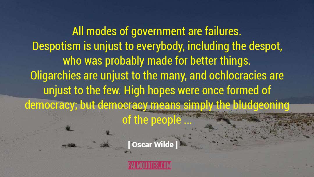 Despot quotes by Oscar Wilde