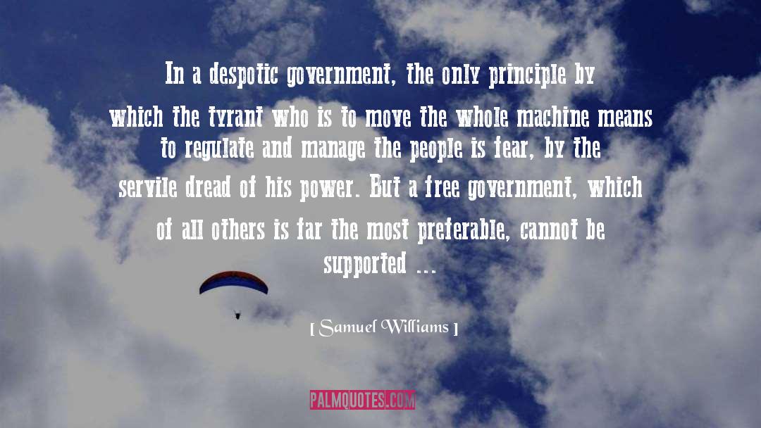 Despotic quotes by Samuel Williams