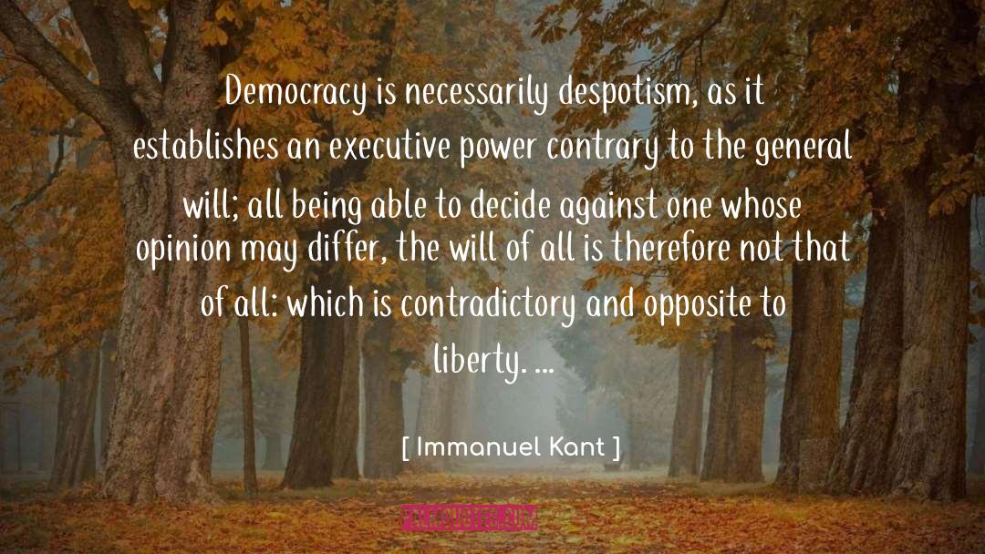 Despotism quotes by Immanuel Kant