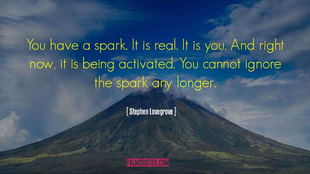 Destin Sparks quotes by Stephen Lovegrove