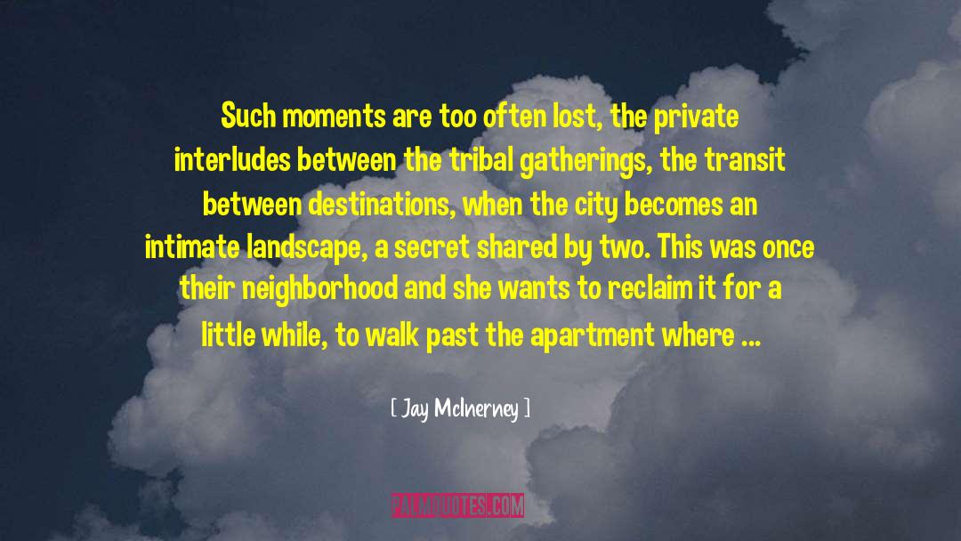Destinations quotes by Jay McInerney
