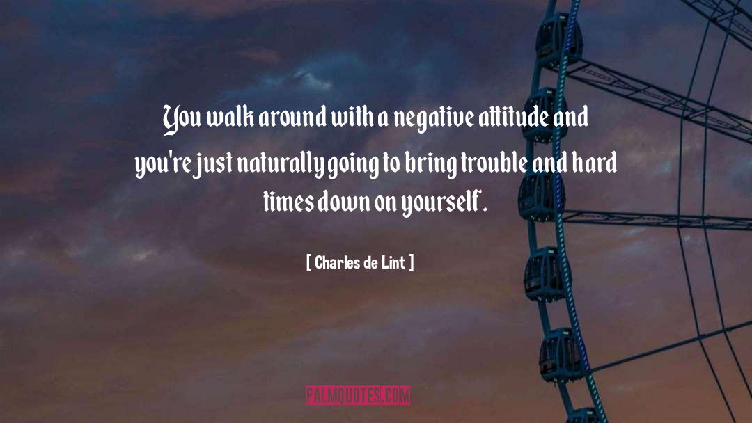 Destiny And Attitude quotes by Charles De Lint