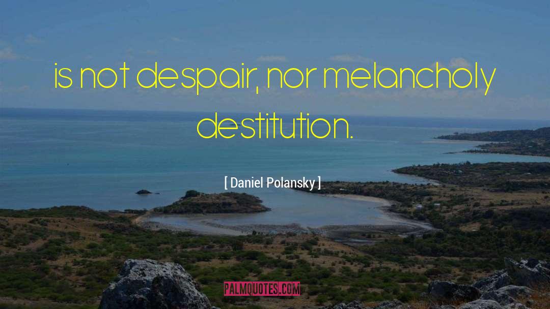 Destitution quotes by Daniel Polansky