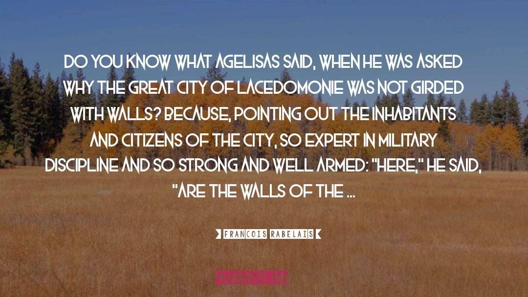 Destroy City quotes by Francois Rabelais