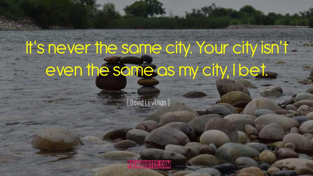 Destroy City Simulator quotes by David Levithan