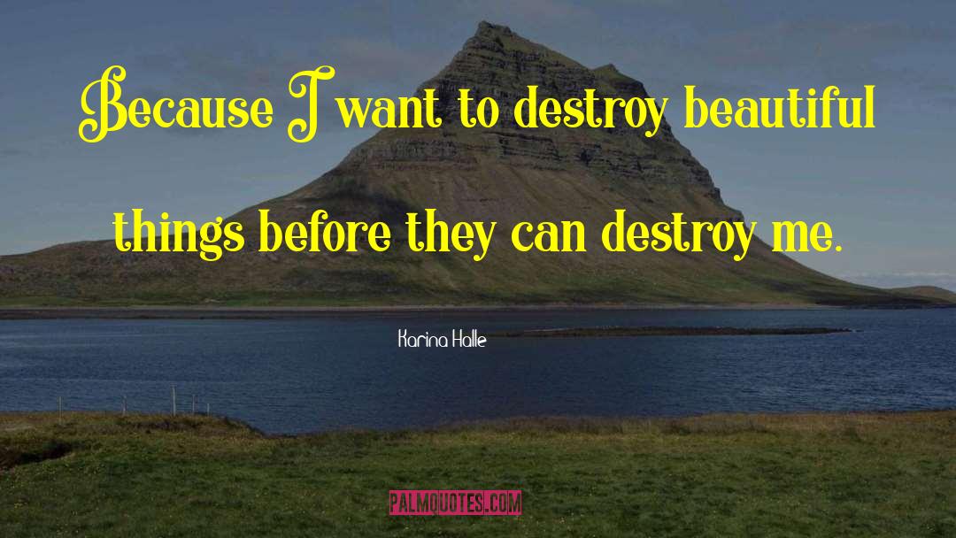 Destroy Me quotes by Karina Halle