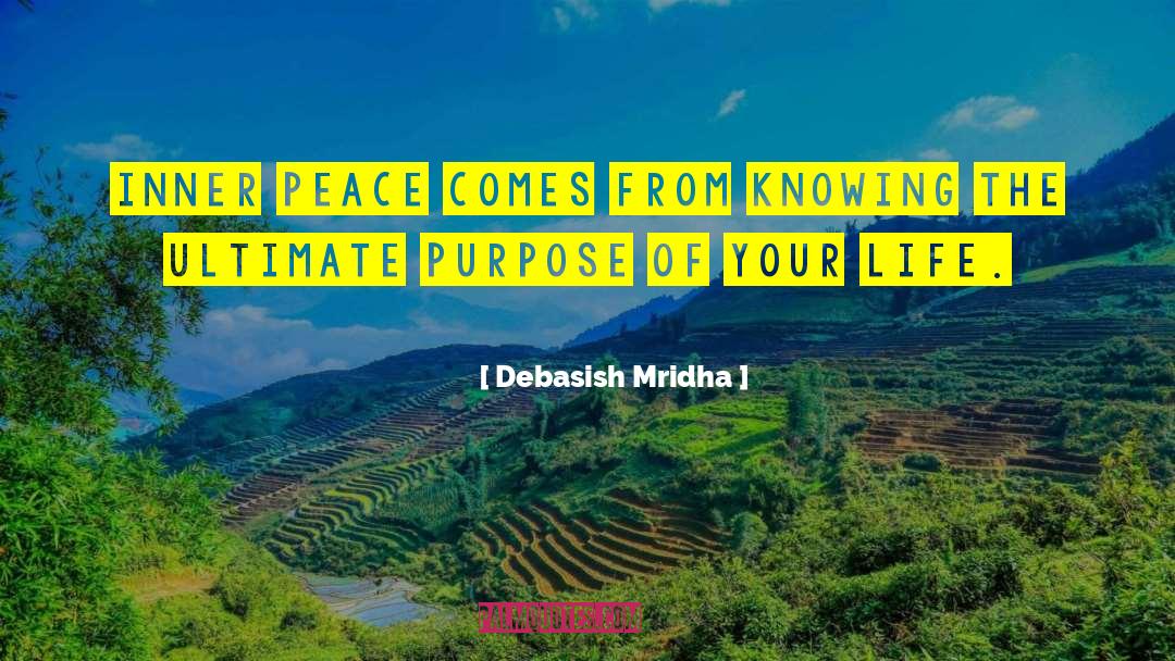 Destroy Your Inner Peace quotes by Debasish Mridha