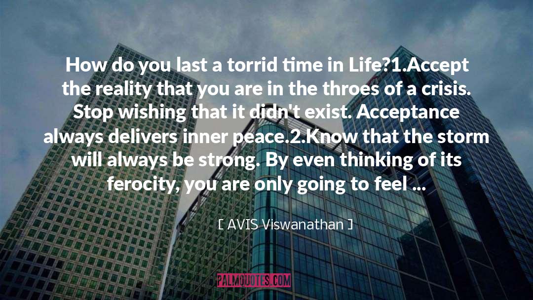 Destroy Your Inner Peace quotes by AVIS Viswanathan
