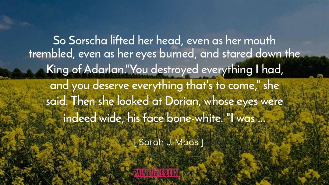 Destroyed quotes by Sarah J. Maas