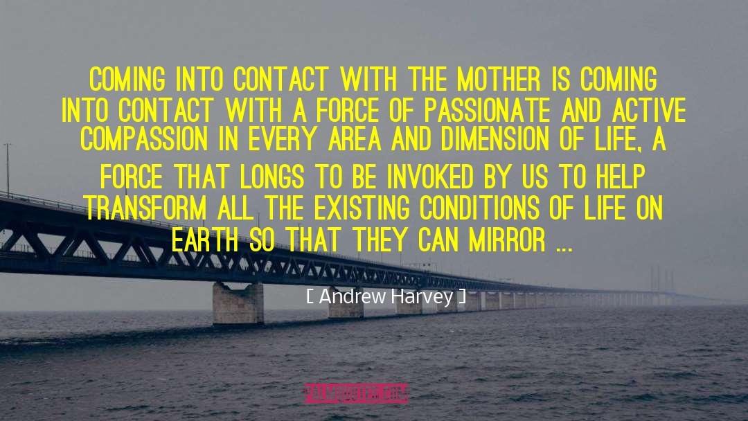 Destroying Mother Nature quotes by Andrew Harvey