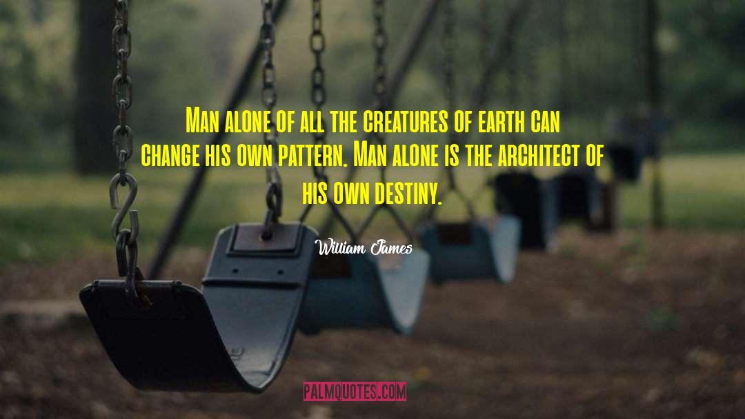 Destroying The Earth quotes by William James