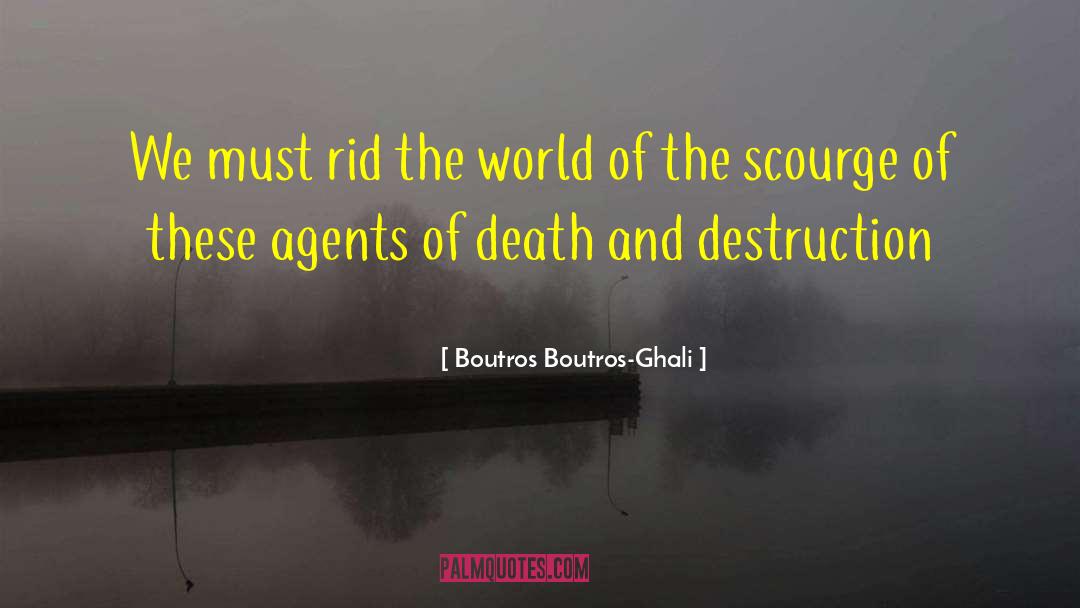 Destruction Of Oneself quotes by Boutros Boutros-Ghali