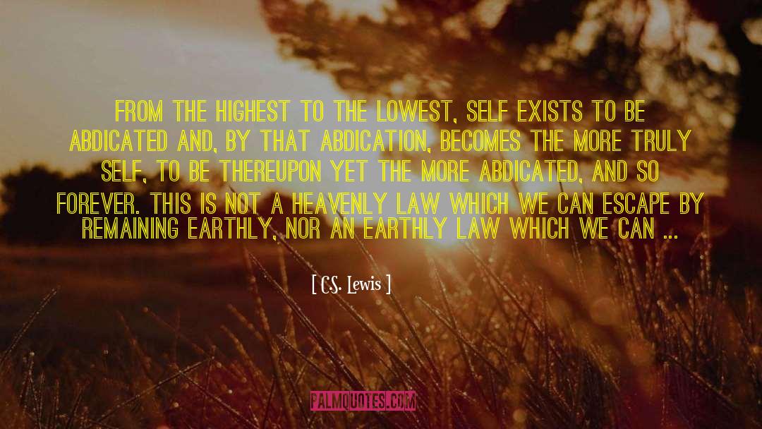 Destruction Of Self quotes by C.S. Lewis