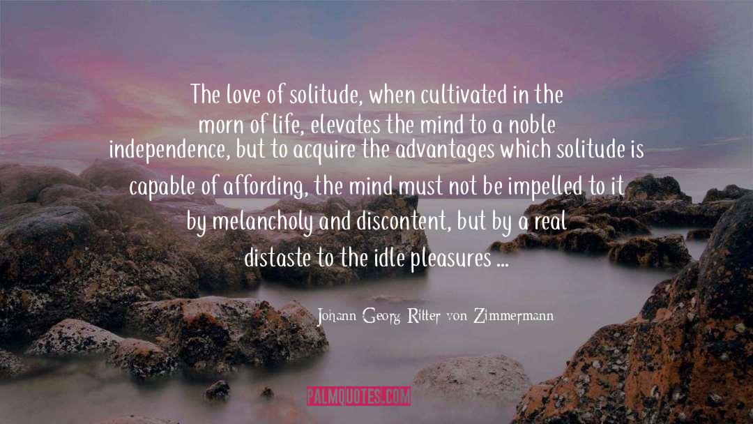 Destructive Abundance quotes by Johann Georg Ritter Von Zimmermann