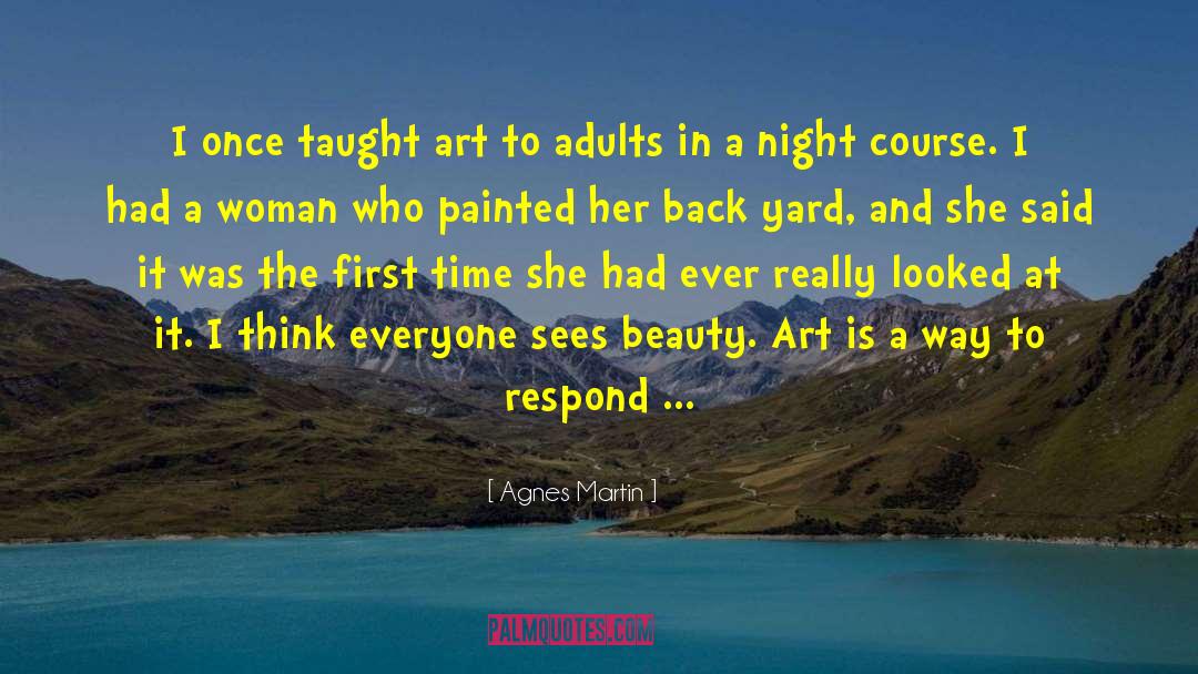 Destructive Beauty quotes by Agnes Martin