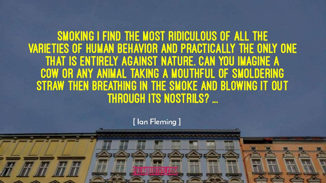 Destructive Human Behavior quotes by Ian Fleming