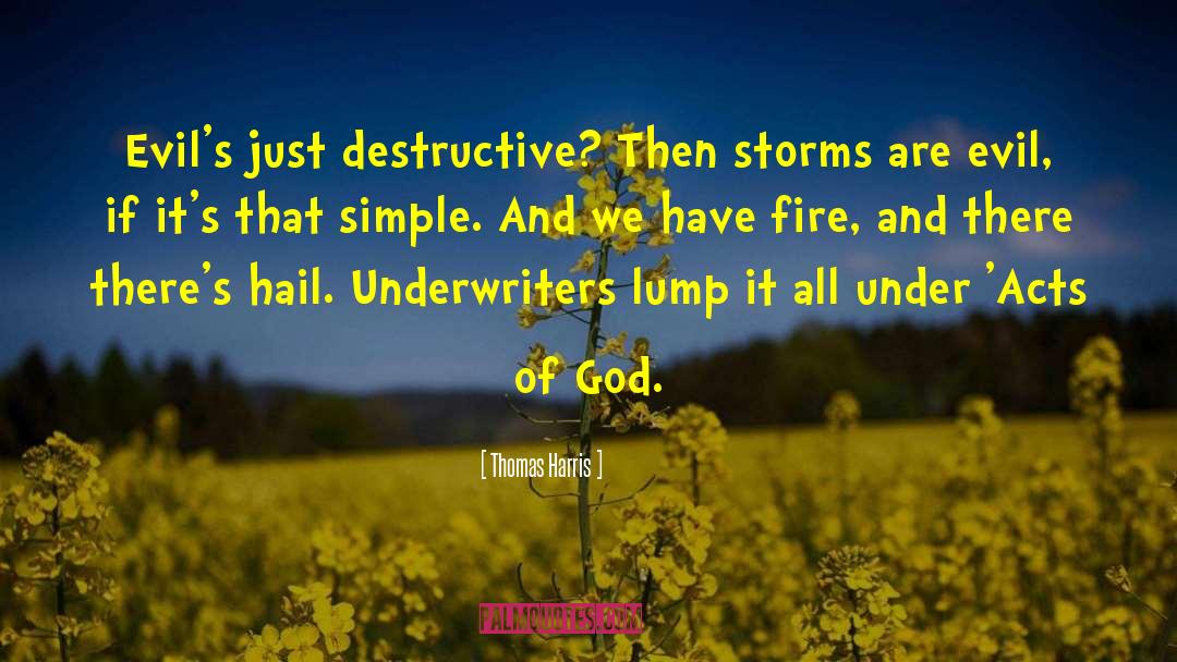Destructive Power quotes by Thomas Harris