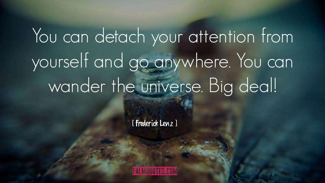 Detach quotes by Frederick Lenz