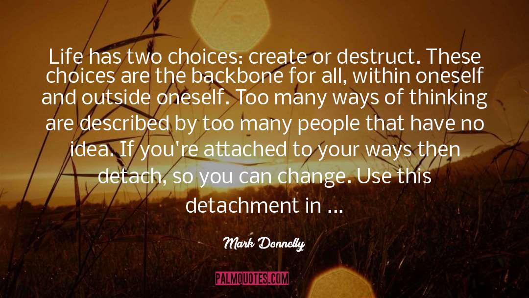 Detach quotes by Mark Donnelly