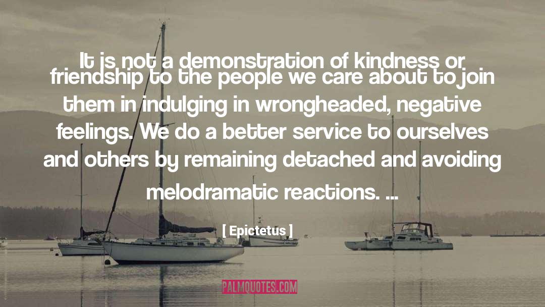 Detached quotes by Epictetus