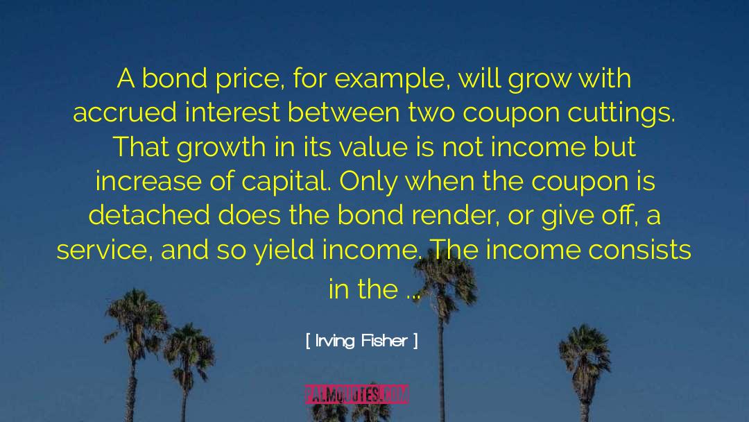 Detached quotes by Irving Fisher