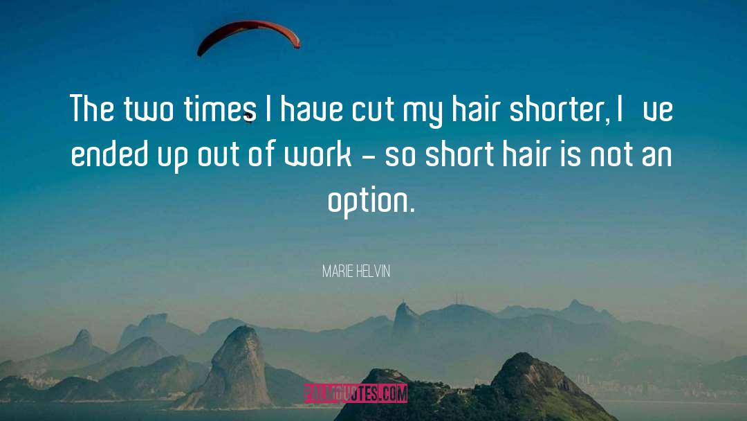 Detangler Hair quotes by Marie Helvin