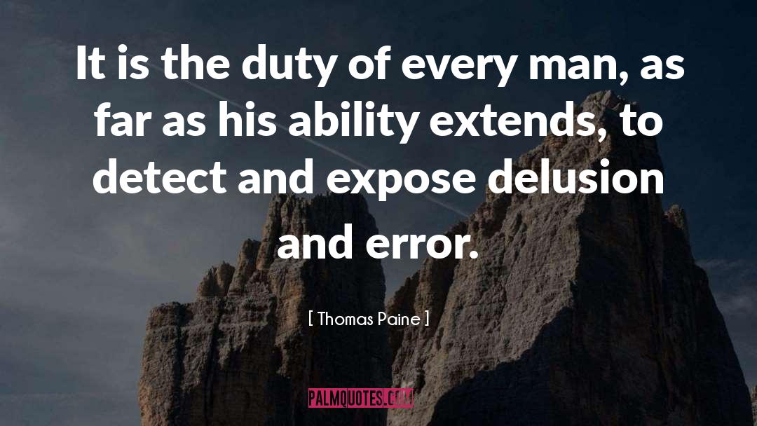 Detect quotes by Thomas Paine