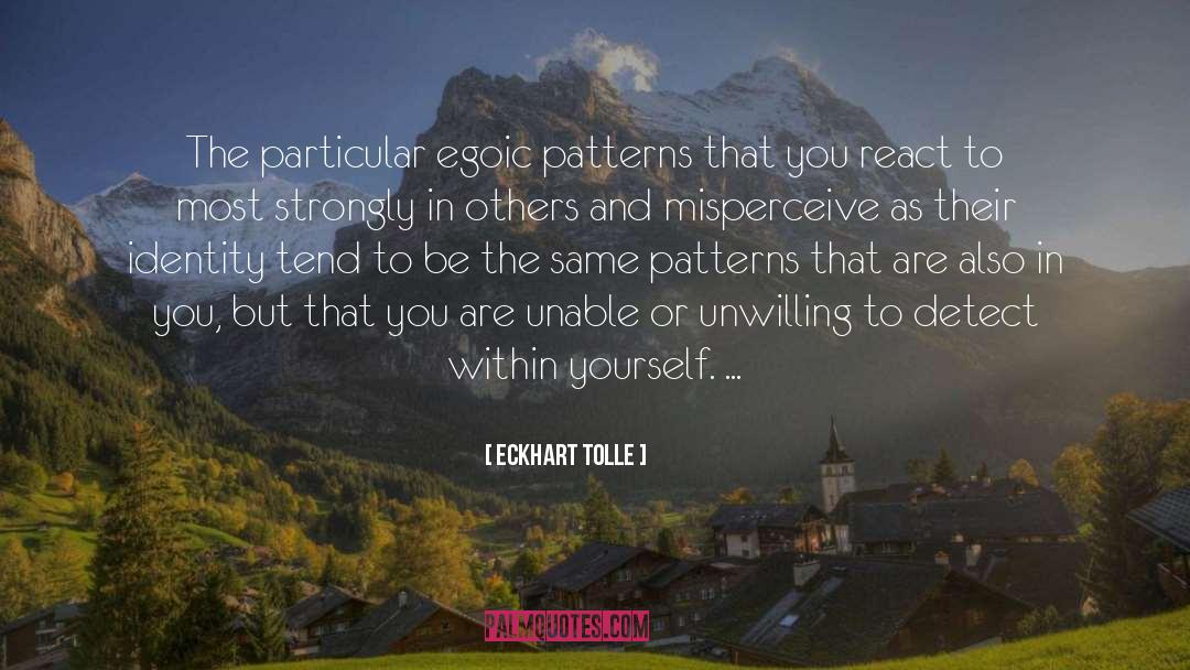 Detect quotes by Eckhart Tolle