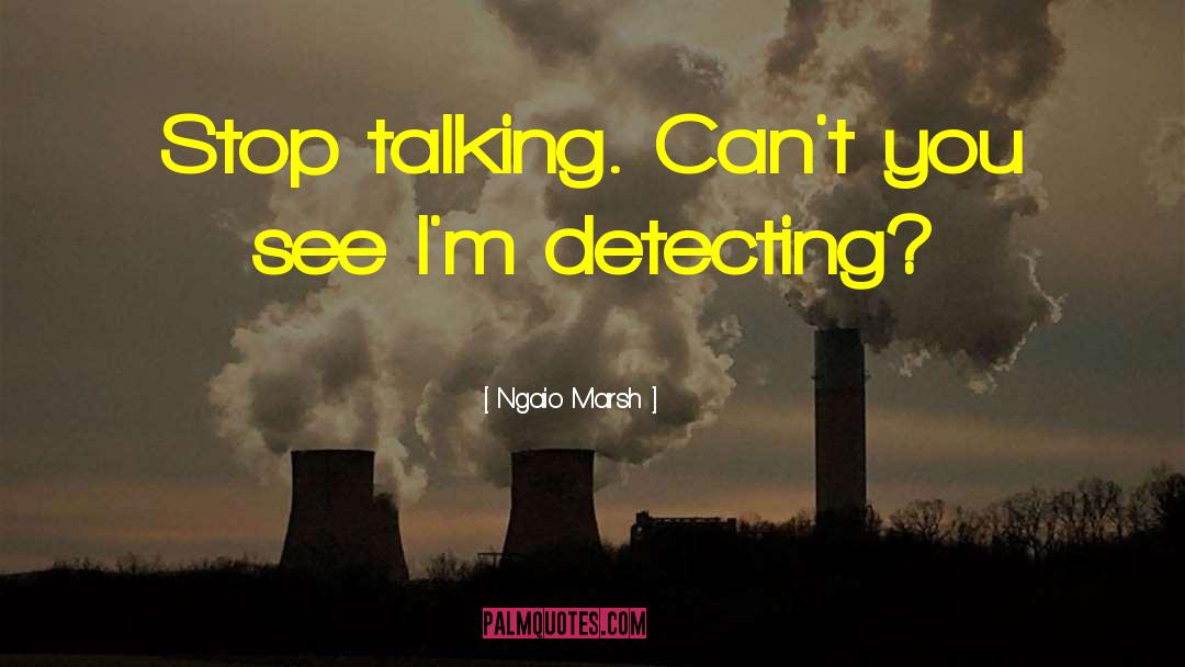 Detecting quotes by Ngaio Marsh