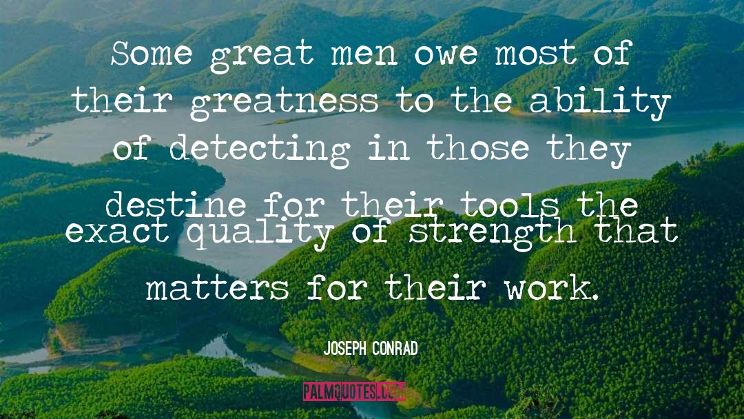 Detecting quotes by Joseph Conrad