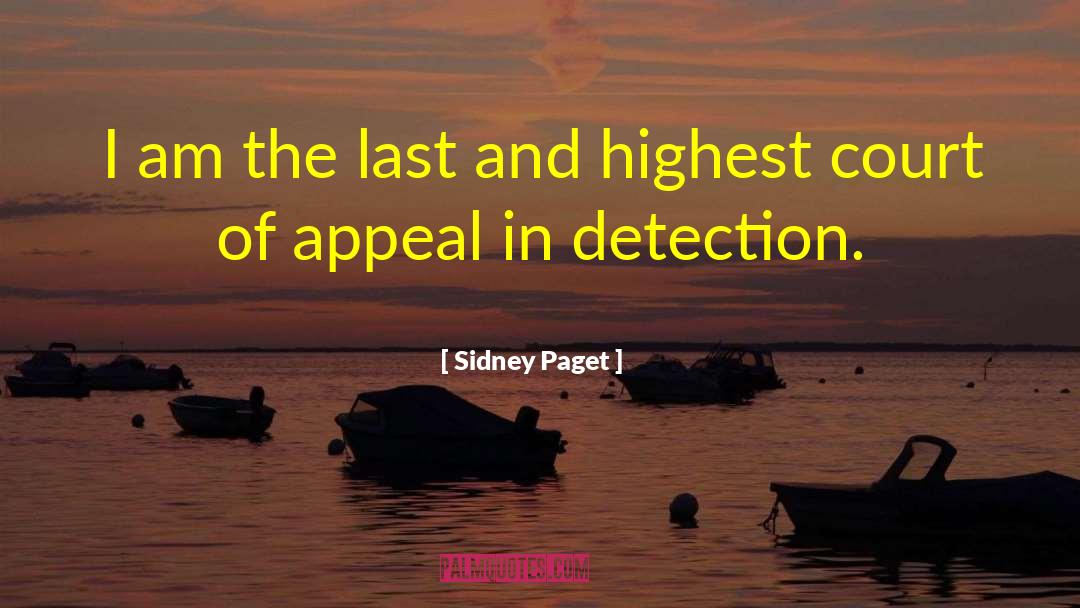 Detection quotes by Sidney Paget
