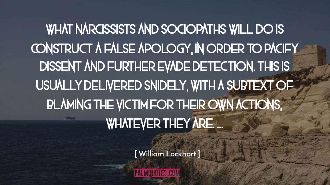 Detection quotes by William Lockhart