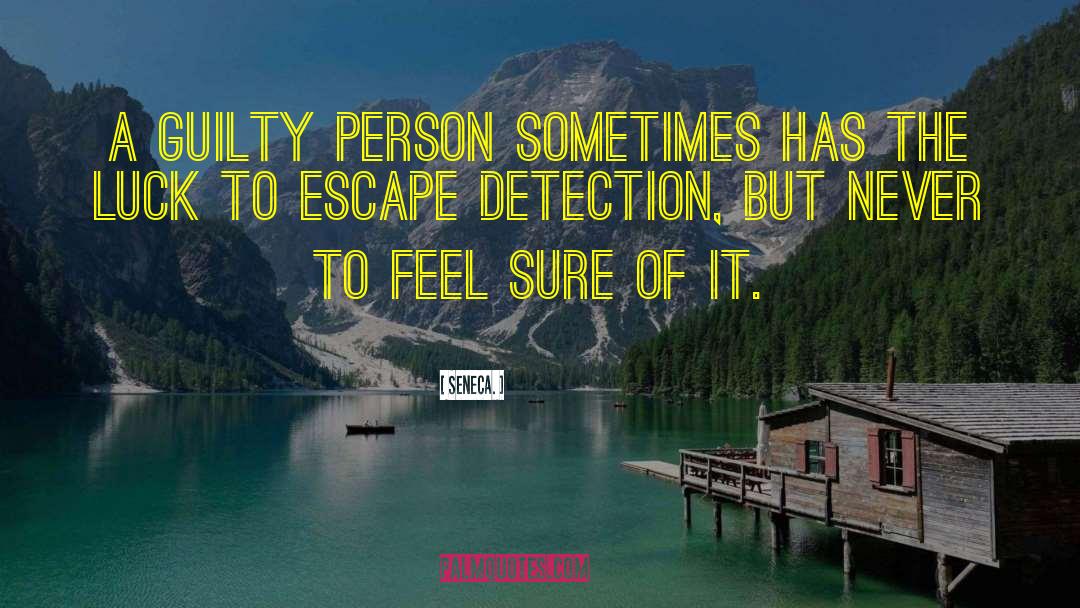 Detection quotes by Seneca.