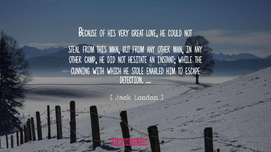 Detection quotes by Jack London