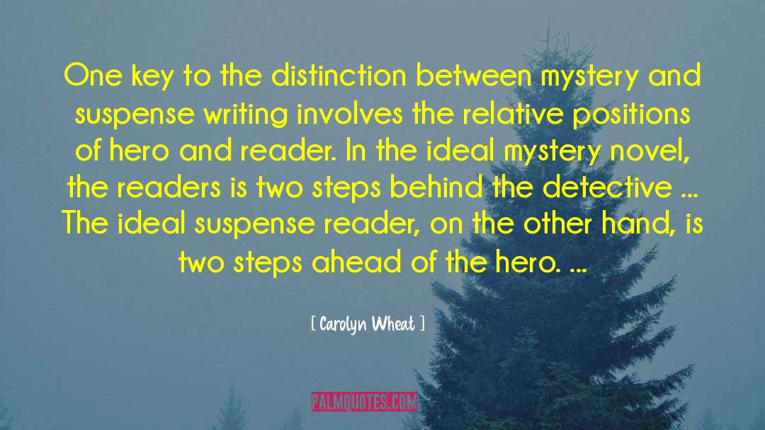Detective quotes by Carolyn Wheat