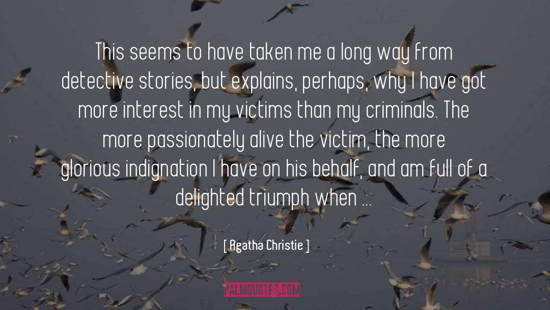 Detective Stories quotes by Agatha Christie