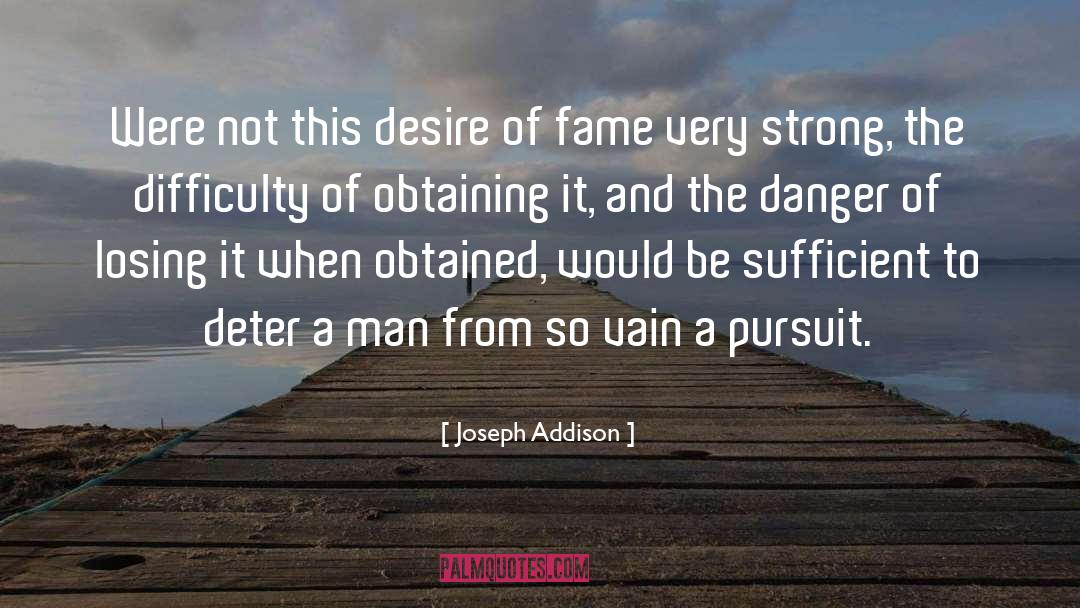 Deter quotes by Joseph Addison