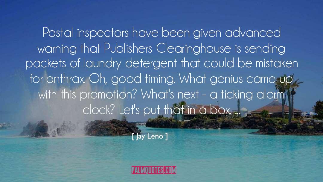Detergent quotes by Jay Leno
