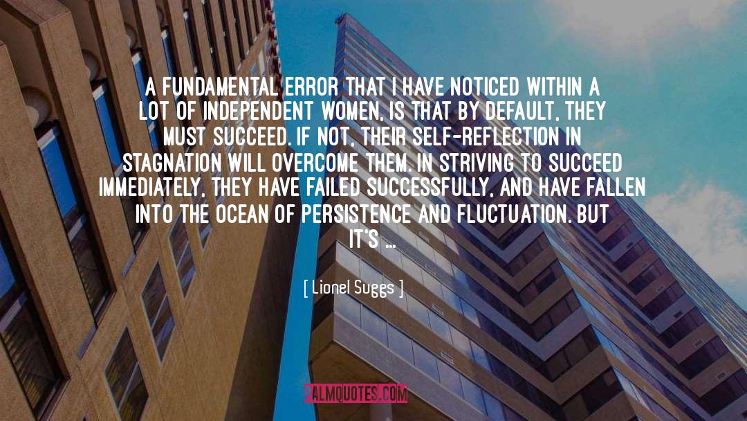 Determination And Persistence quotes by Lionel Suggs