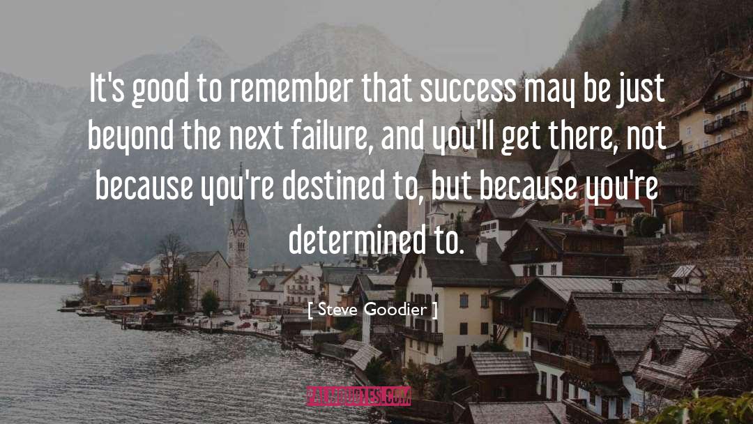 Determination quotes by Steve Goodier