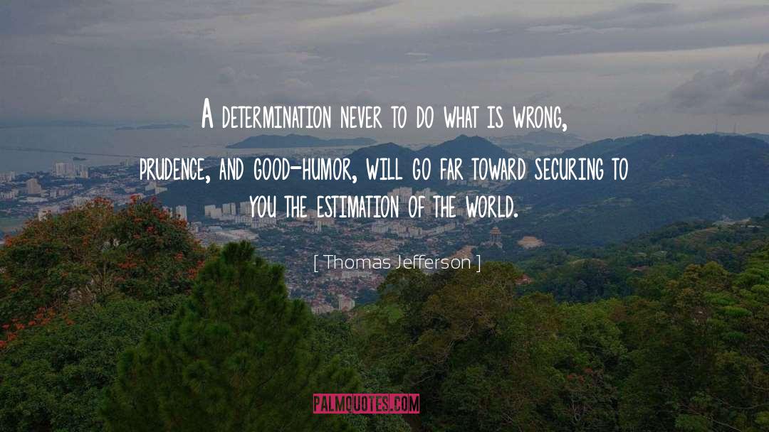 Determination quotes by Thomas Jefferson