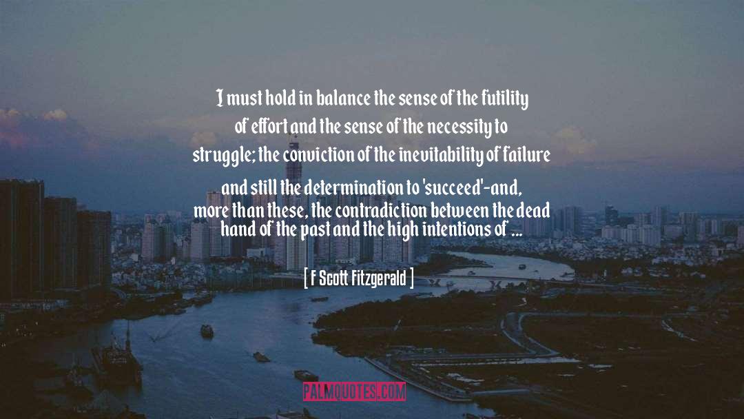 Determination To Succeed quotes by F Scott Fitzgerald