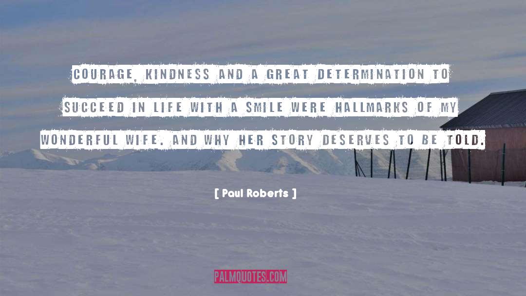 Determination To Succeed quotes by Paul Roberts