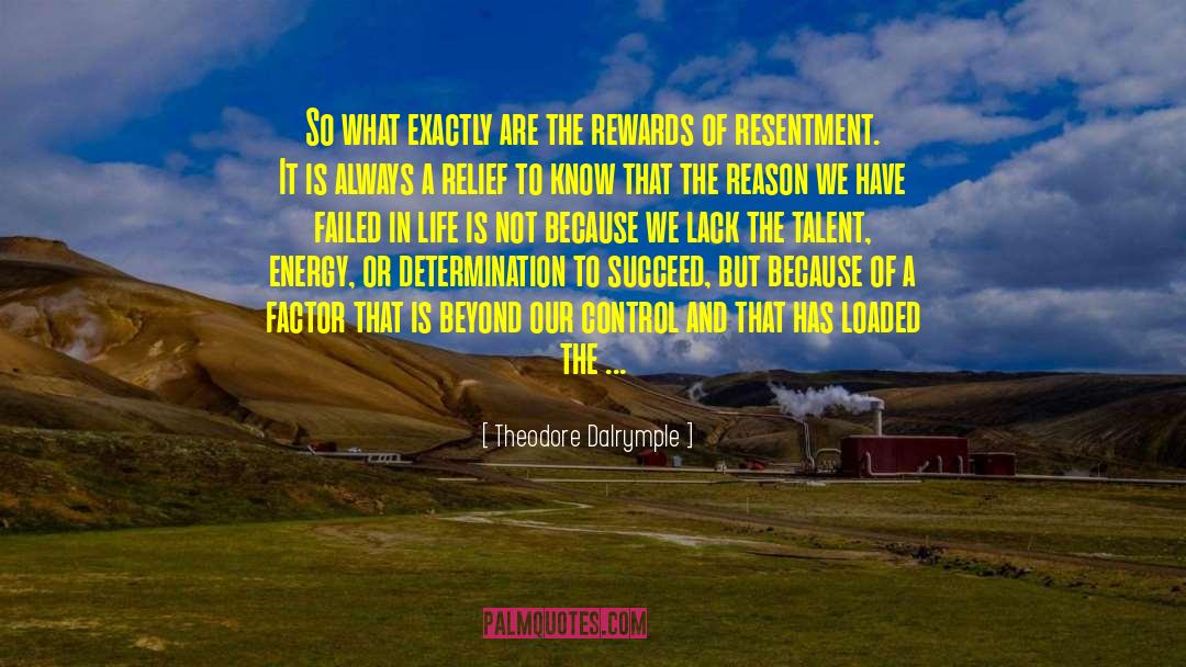 Determination To Succeed quotes by Theodore Dalrymple