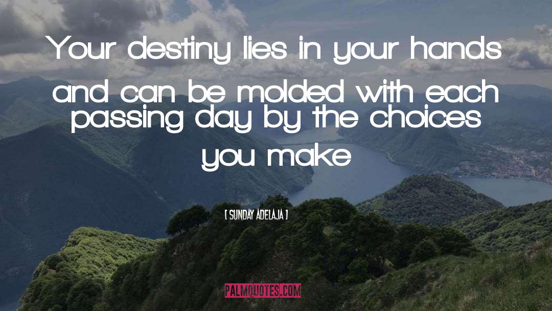 Determine Your Destiny quotes by Sunday Adelaja