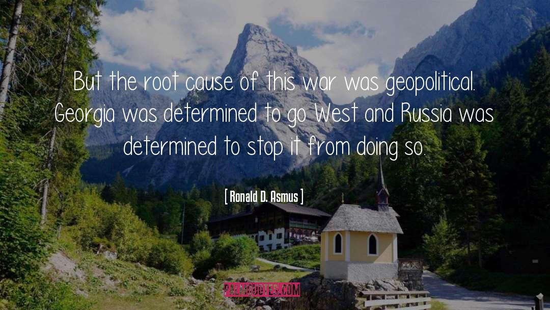 Determined quotes by Ronald D. Asmus