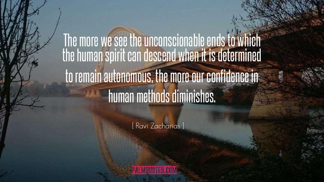 Determined Spirit quotes by Ravi Zacharias